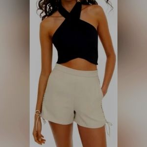 H&M Braided Detail Shorts